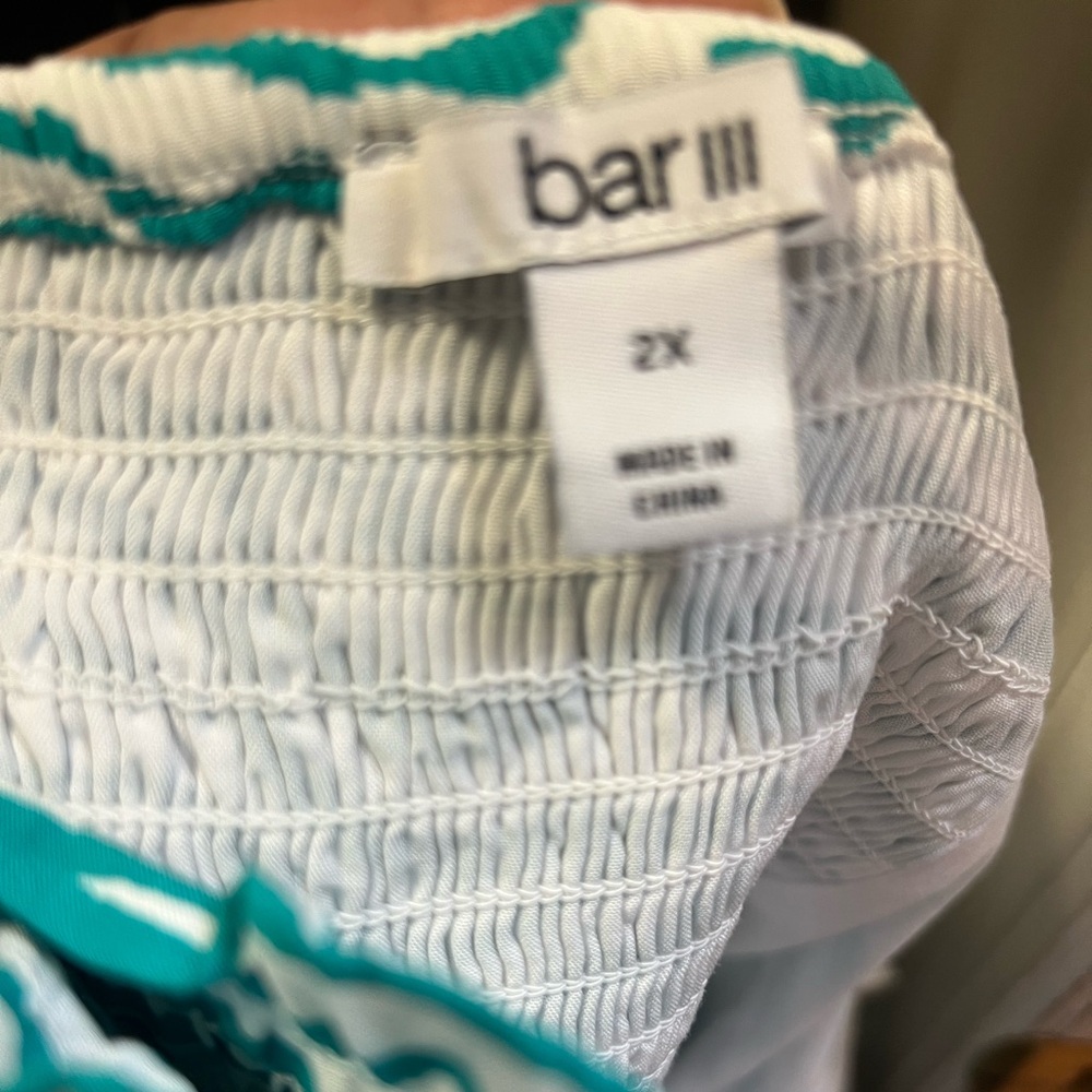 Plus Size Bar Iii Zebra Print Green Set 2x - image 7